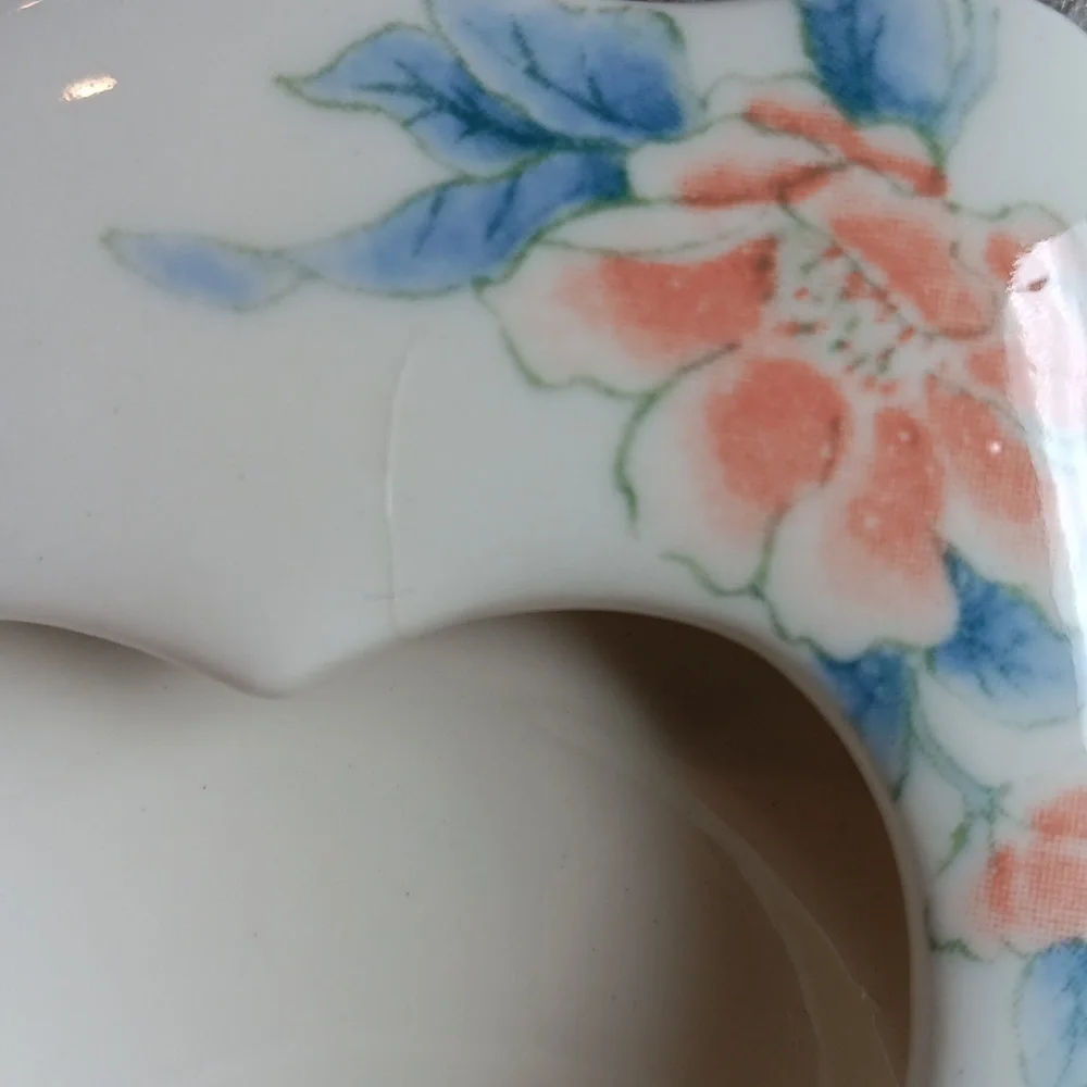 Takahashi Vintage Porcelain Frame Floral